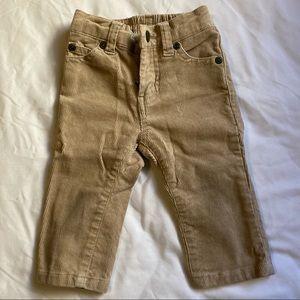 Janie & Jack | 6-12 months corduroy slim straight pants